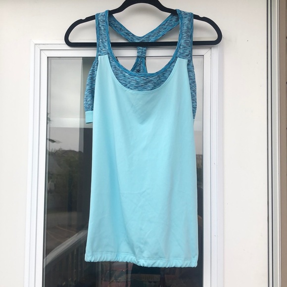 Work Out Tank with Built In Sports Bra - Picture 1 of 6
